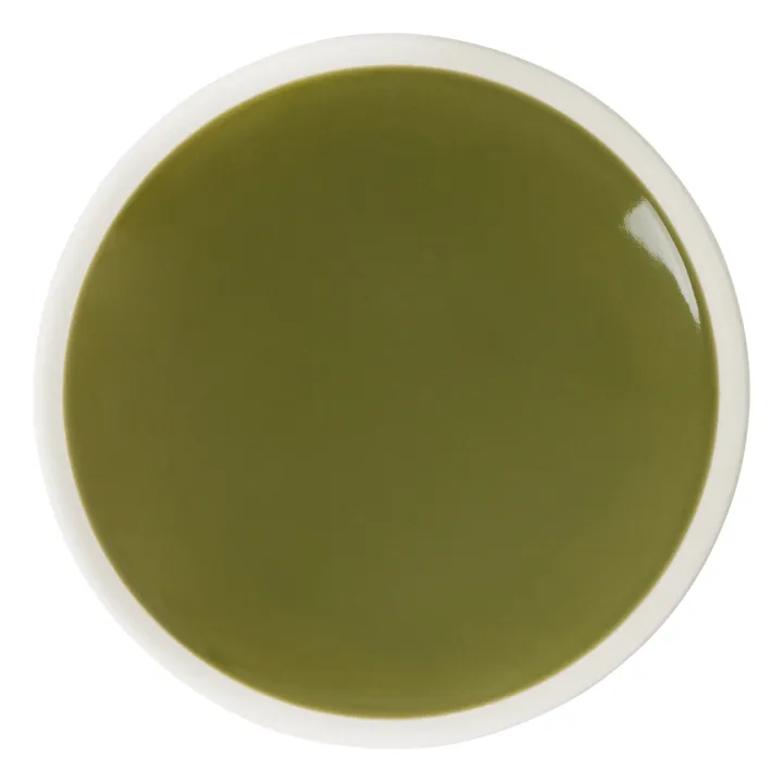Maison Sarah Lavoine Assiette à dessert Sicilia D20 cm | Vert kaki