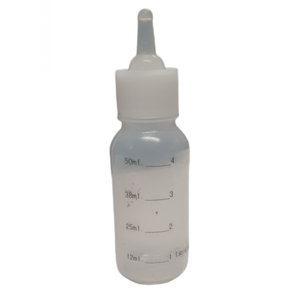 Kit biberon pour jeunes animaux 50 ml. Chat chien lapin.