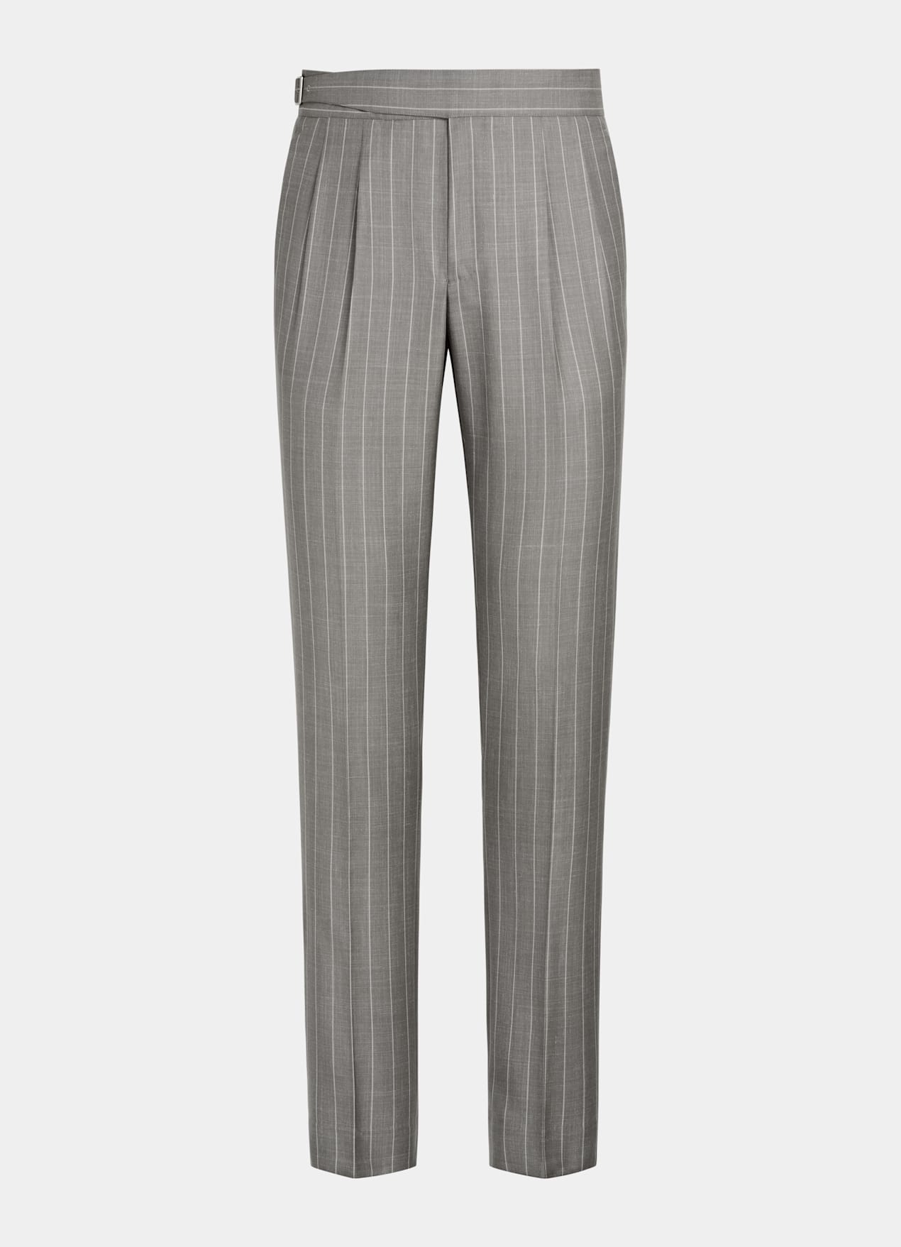 Costume Havana coupe Tailored taupe à rayures