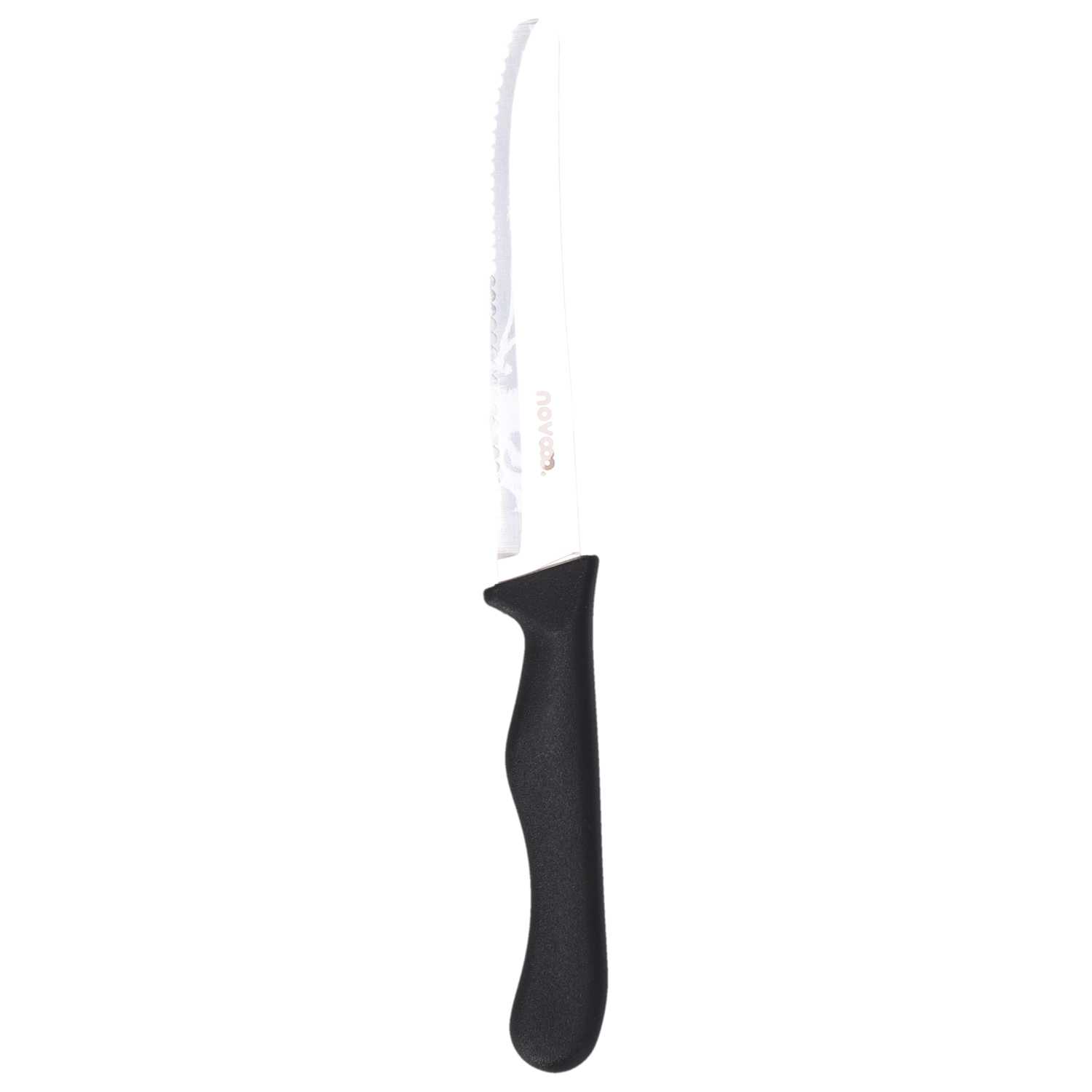 Frühstücksmesser schwarz, ca. 22cm
