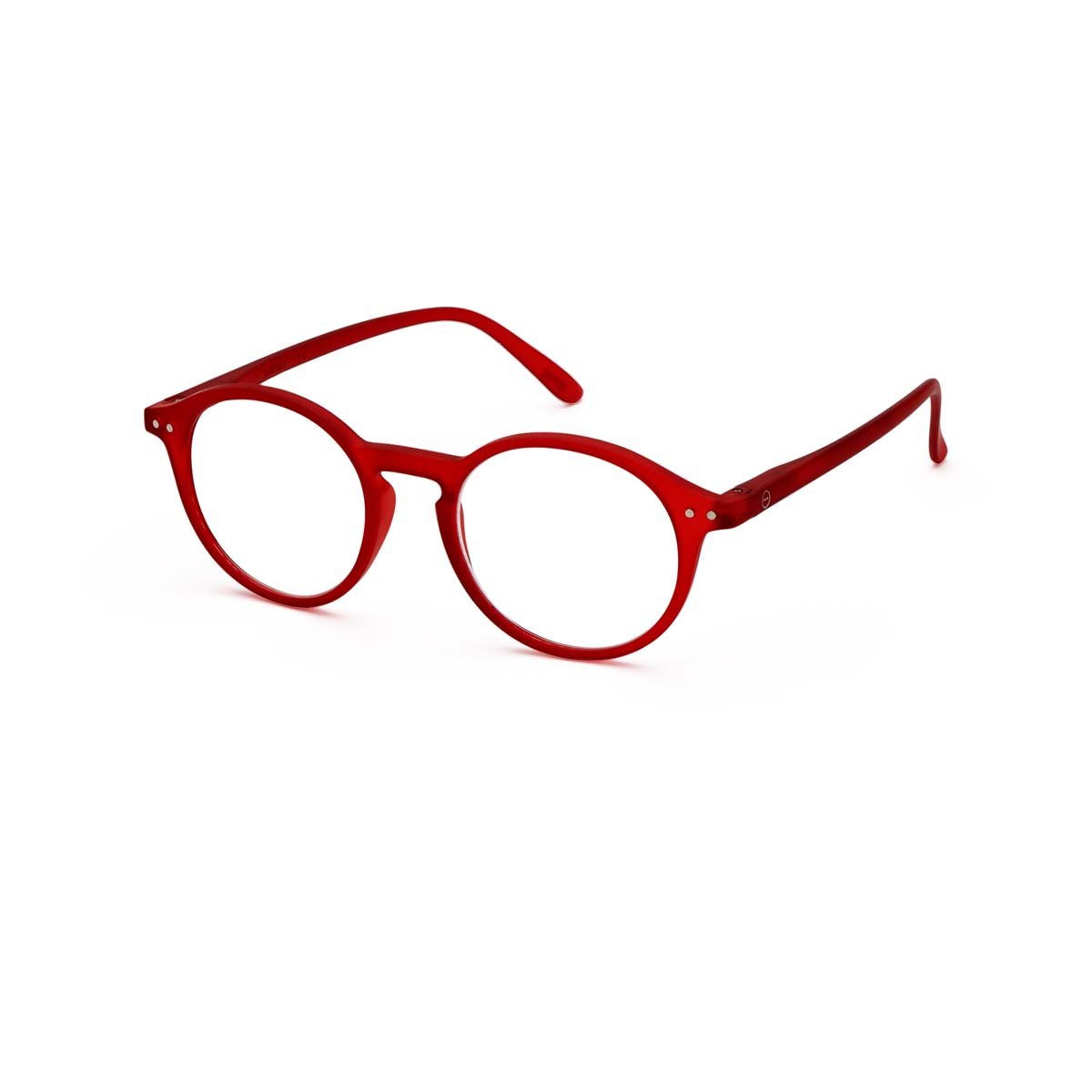 +1.00 Red Circular Reading Glasses: Izipizi