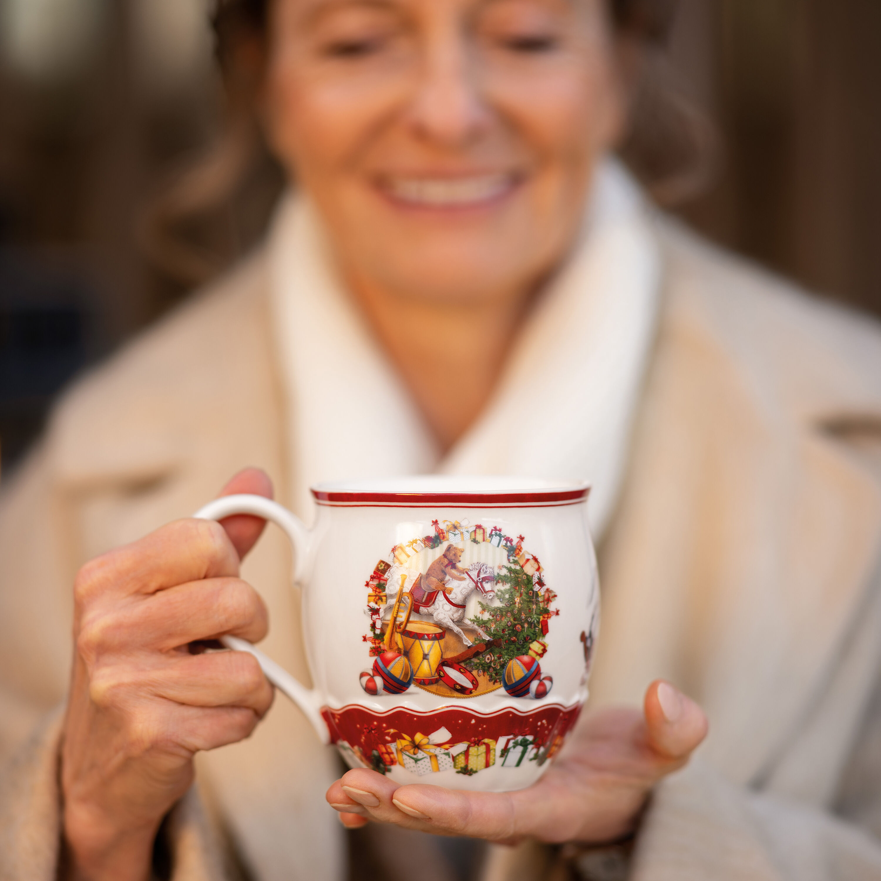 Toy's Fantasy Mug Multi-colored, 12.9 oz, Premium Porcelain