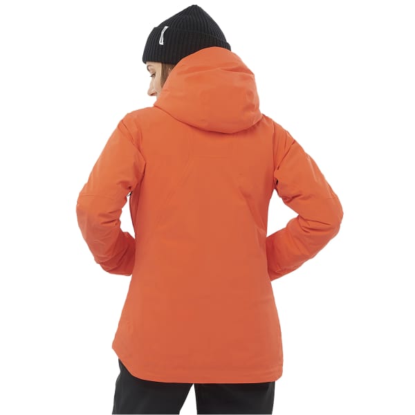 Veste de ski SALOMON BRILLIANT JACKET W CHERRY TOMATO