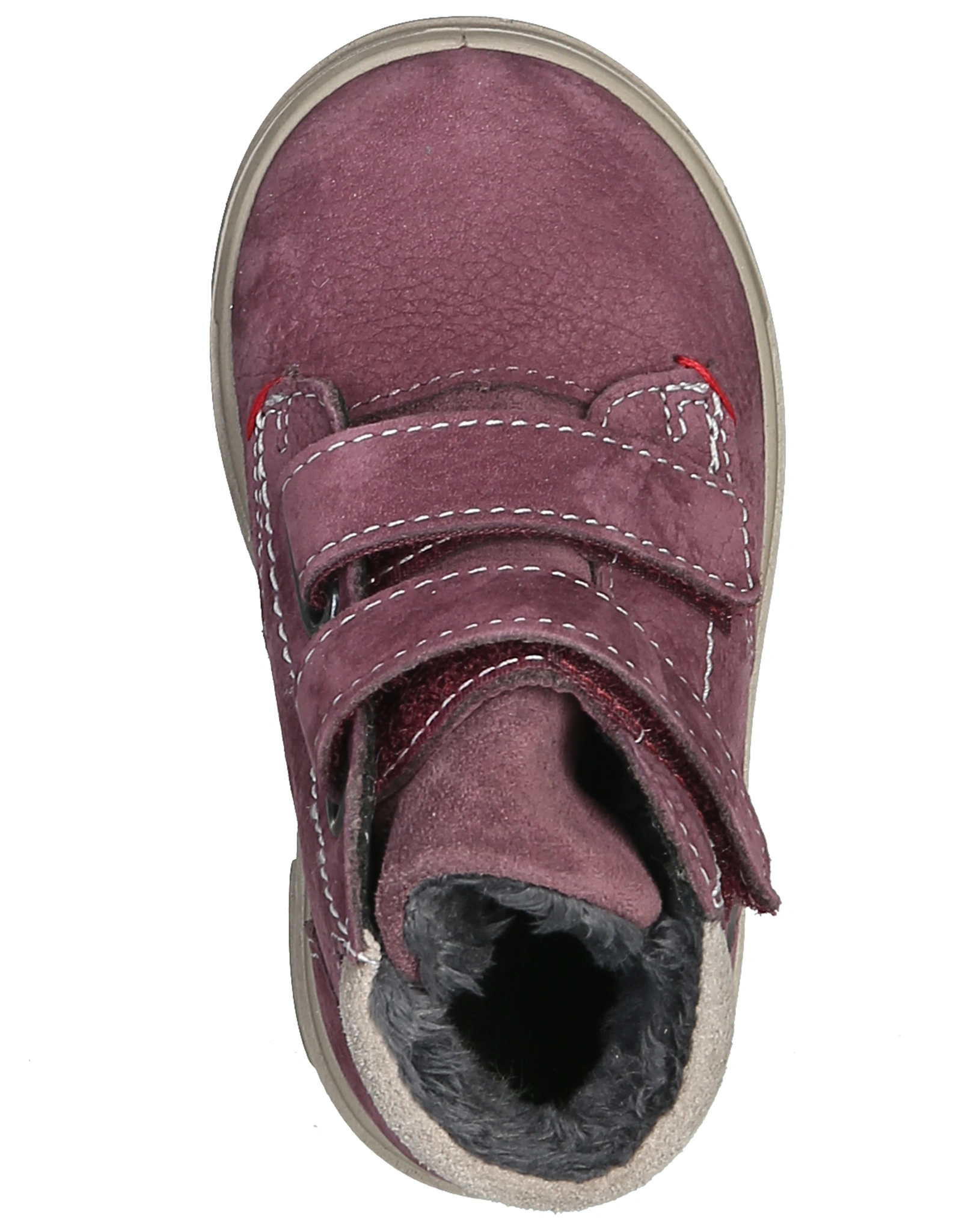 Klettschuhe ALEX gefüttert in pflaume