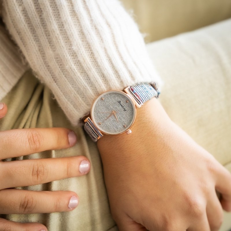 Montre Femme CHTIME bracelet Cuir Blanc