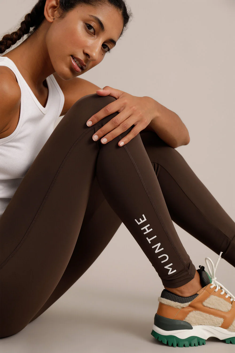 MUNTHE  Sandy tights - Mocca