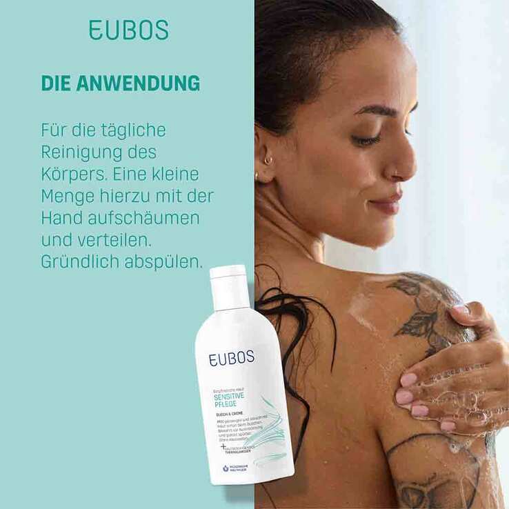 Eubos Sensitive Dusch & Creme, 200 ml