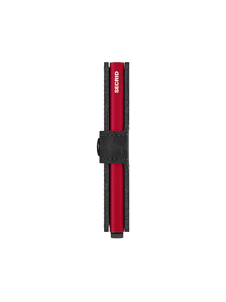 SECRID Geldbörse - Miniwallet Optical Mini Black Red schwarz