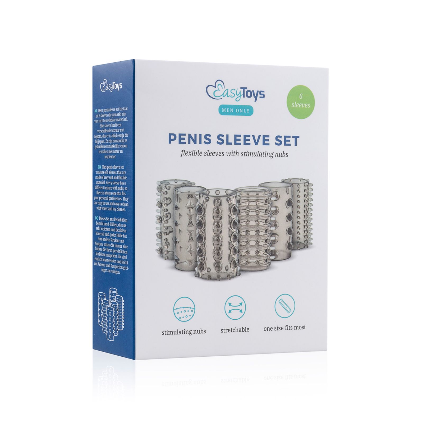 Easytoys - Penisring Penishülle aus Silikon mit Noppen