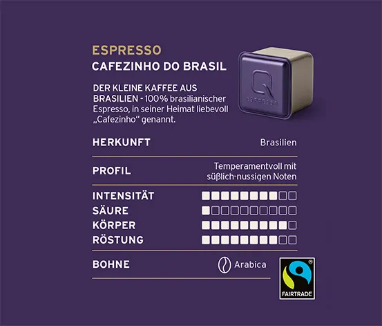 DER KLEINE KAFFEE AUS BRASILIEN.