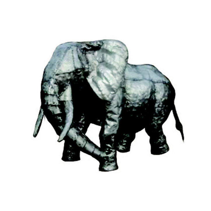 Éléphant Penez Hermanen 7074356 en métal recyclé 75 cm