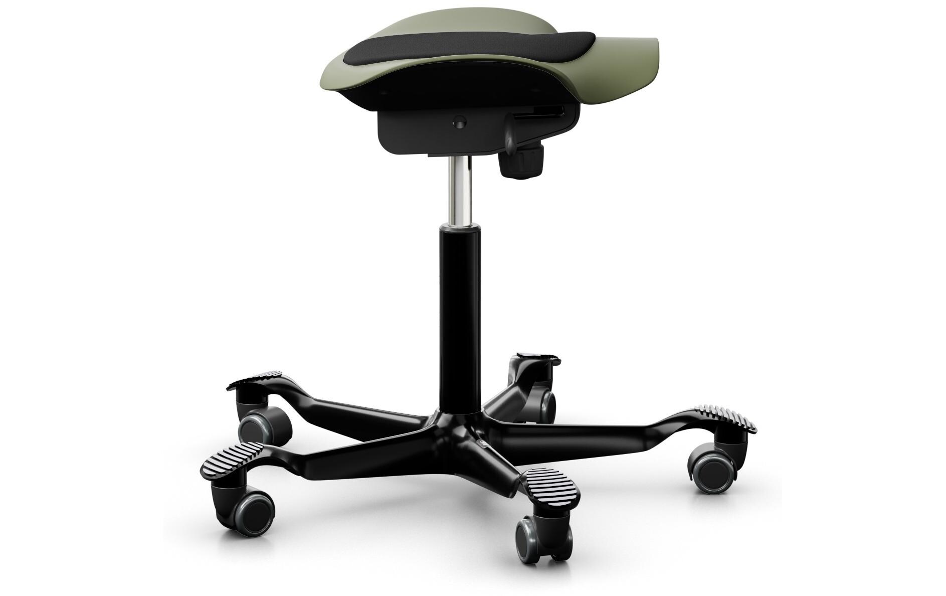 Bürostuhl Capisco Puls 8001 Moss<br>Höhenverstellbarer, ergonomischer Sitz-Hocker