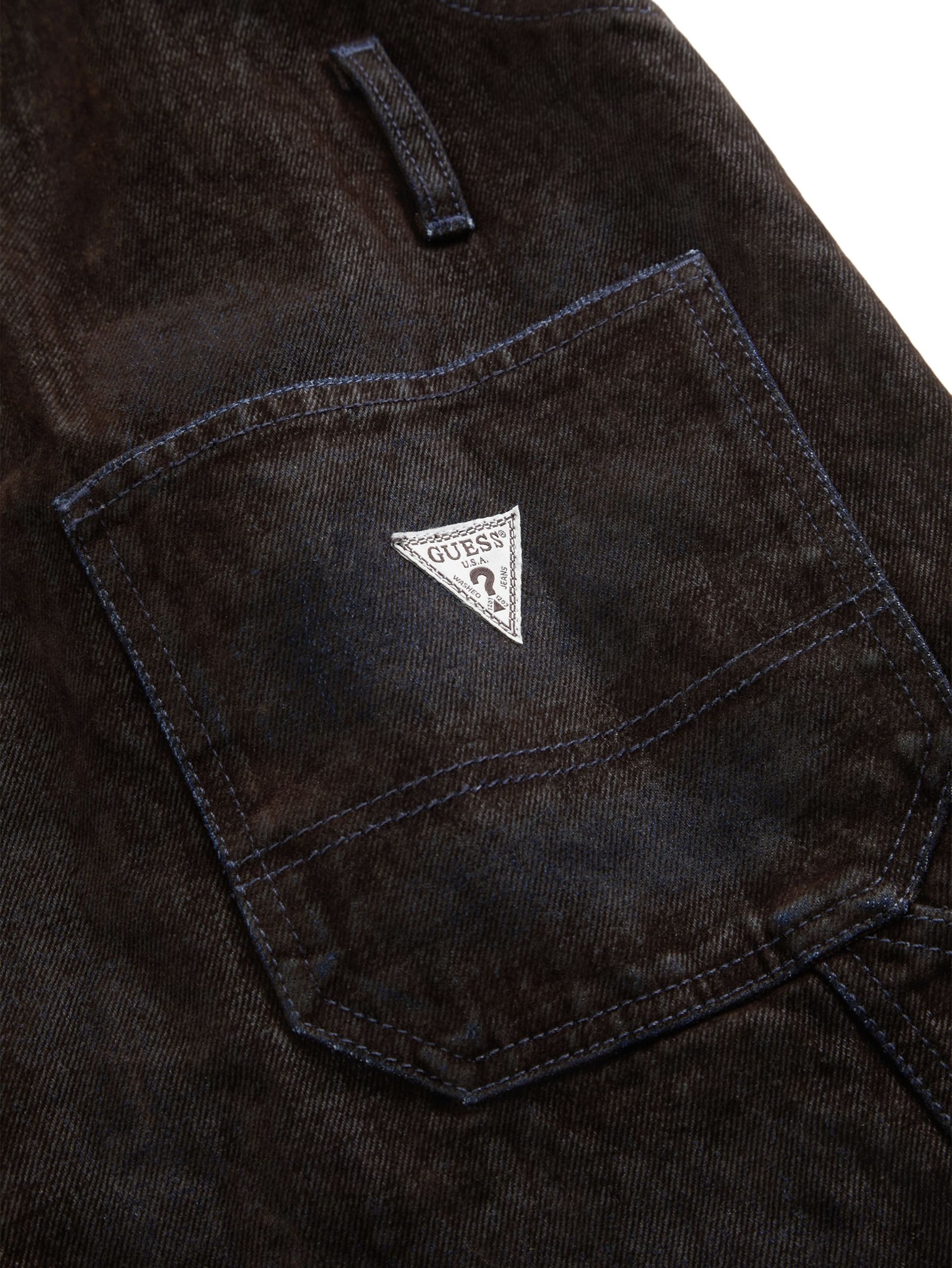macacão jeans flocado