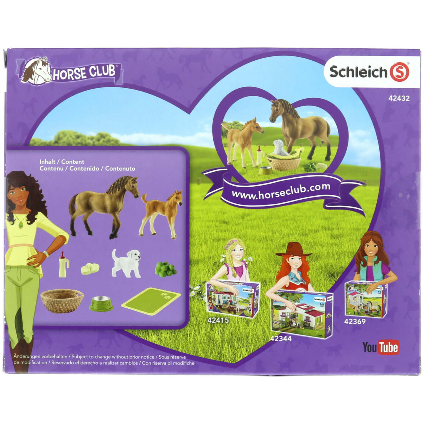 schleich HORSE CLUB 42432 Sarahs Tierbaby-Pflege