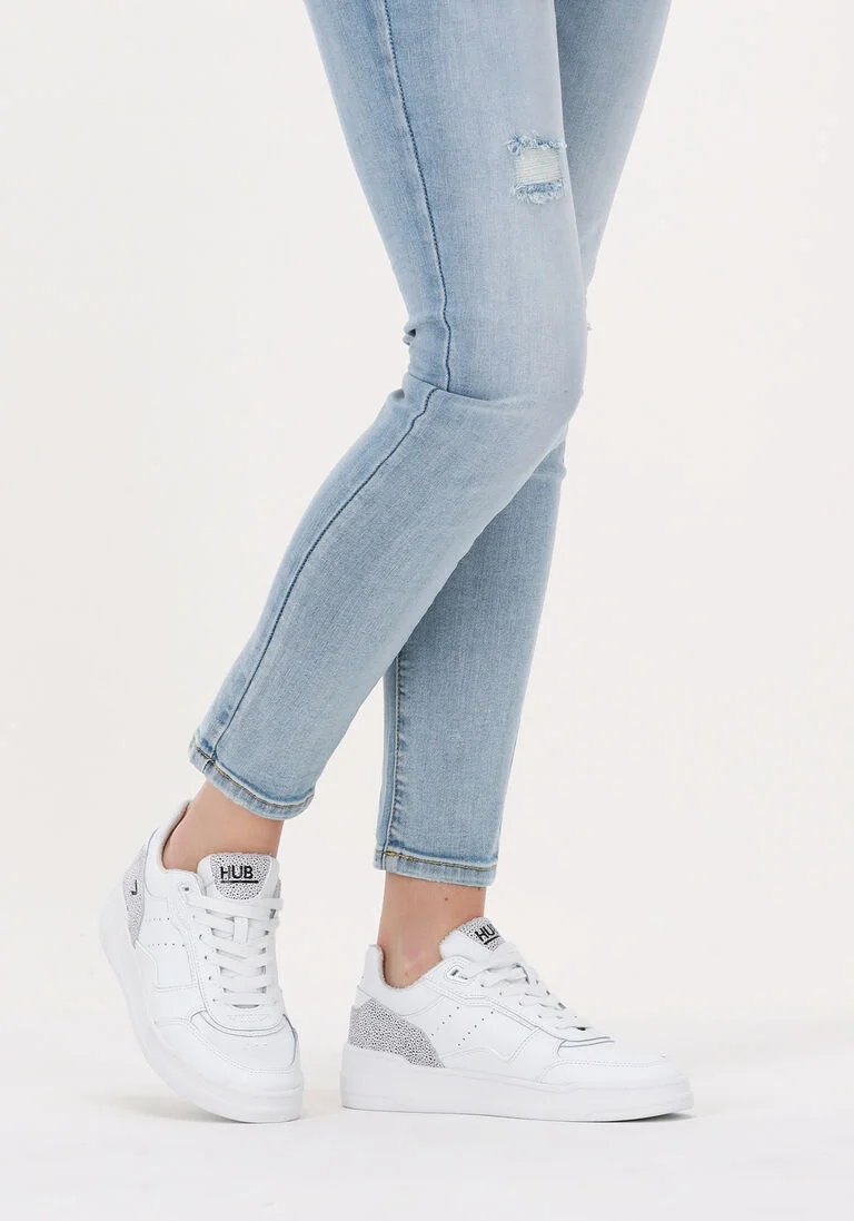 HUB witte hub lage sneakers match