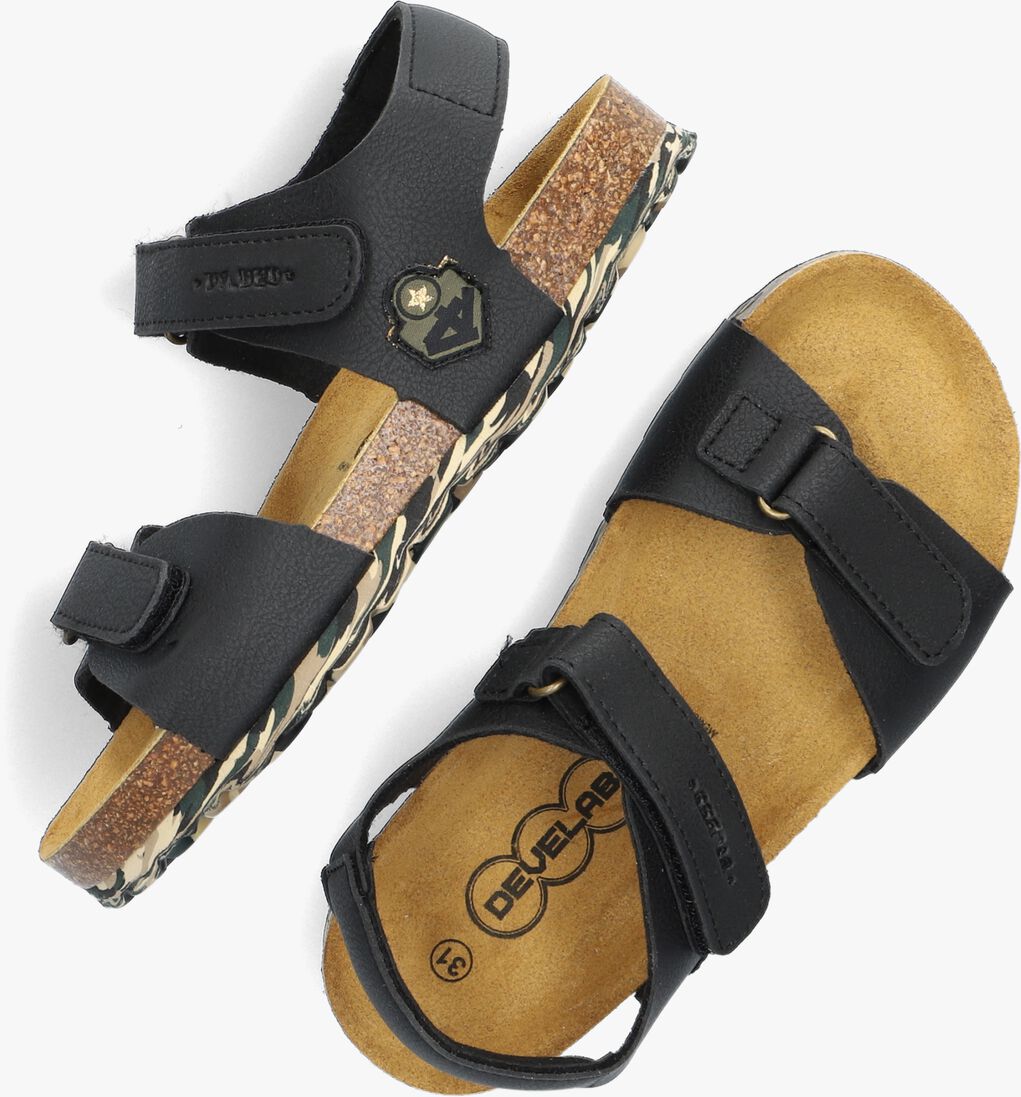 DEVELAB zwarte develab sandalen 48275