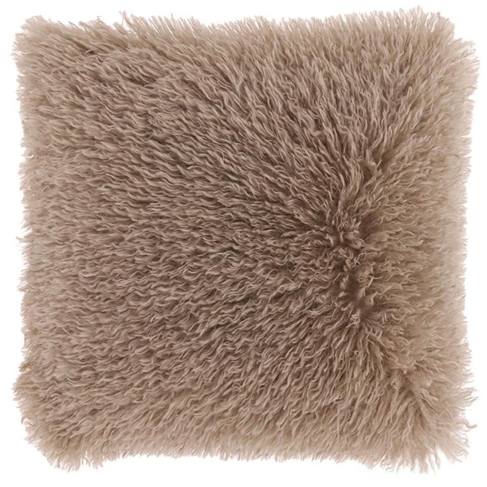 Unique Living - Sierkussen Frieda Taupe -45x45cm