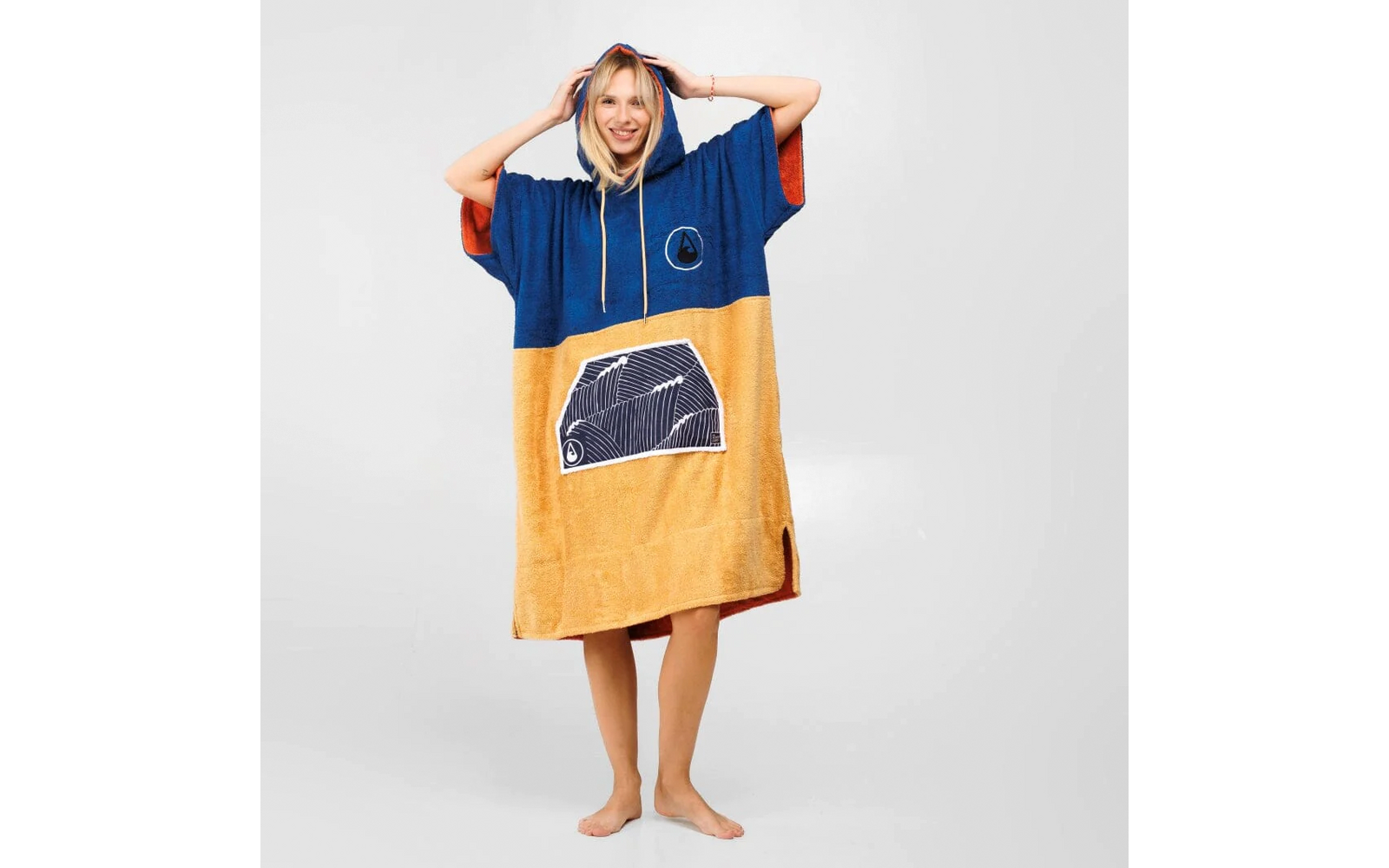 Wave Hawaii Bambus Poncho Flow L