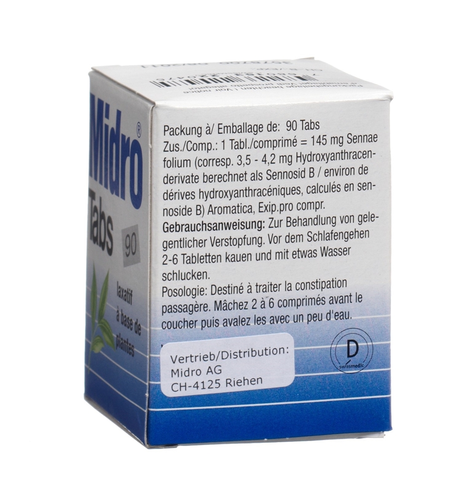 MIDRO Tabs Tabl Ds 90 Stk