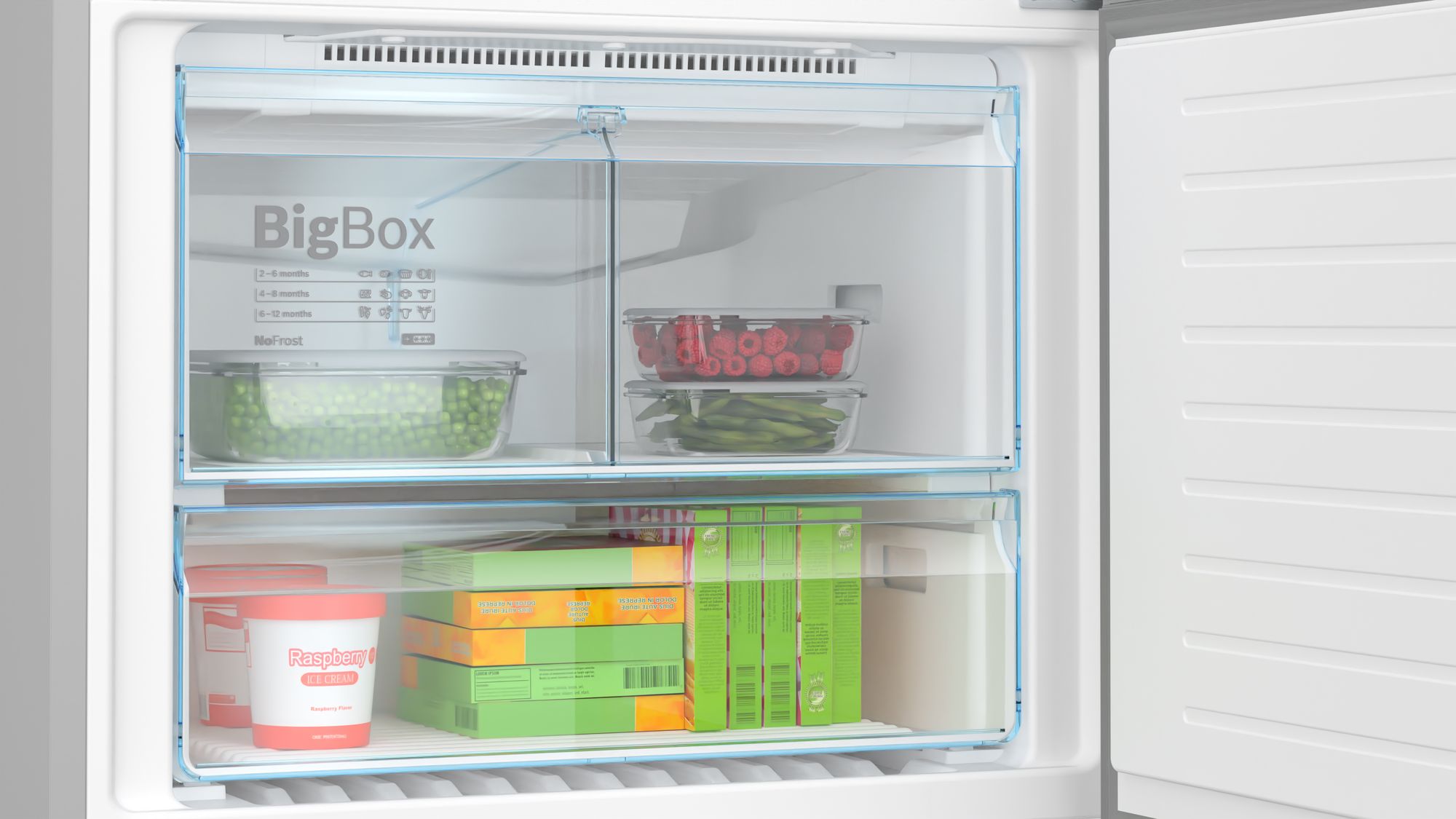 PRODUTO RECONDICIONADO # Refrigerador Combinado Independente Série 6 186 x 86 cm Aço Inoxidável Resistente a Impressões Digitais KGN86AIDR-B