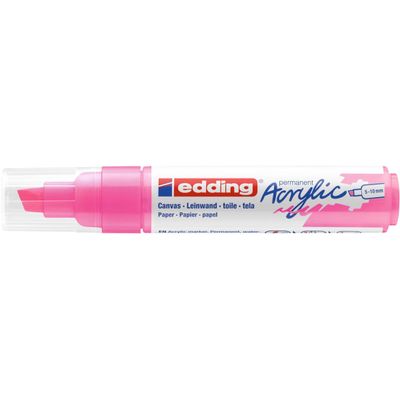 Edding 5000 - Marqueur acrylique - rose fluo