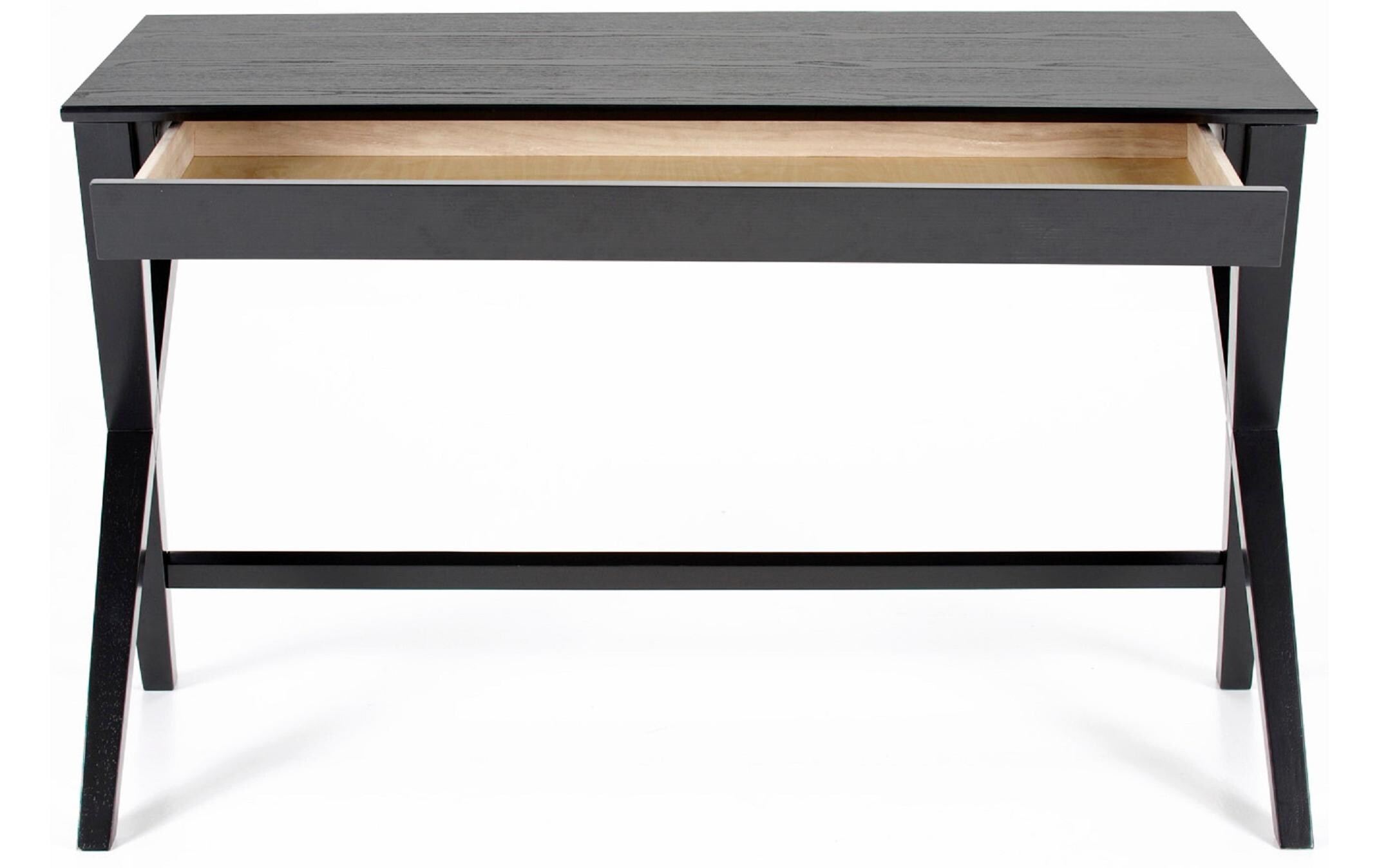 Tisch Writex, Schwarz<br>Moderner Schreibtisch