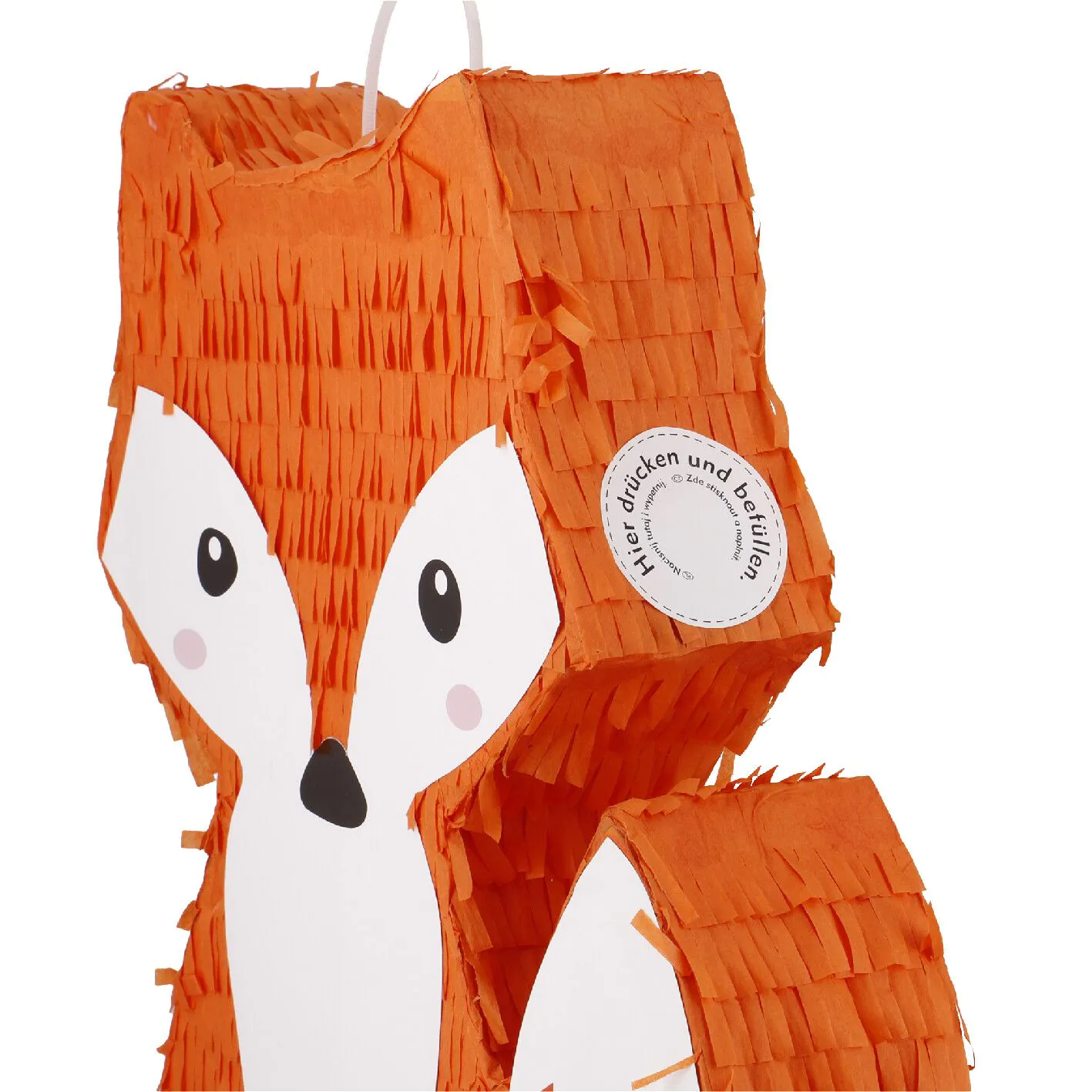 Pinata Motiv, Fuchs, Höhe 41 cm