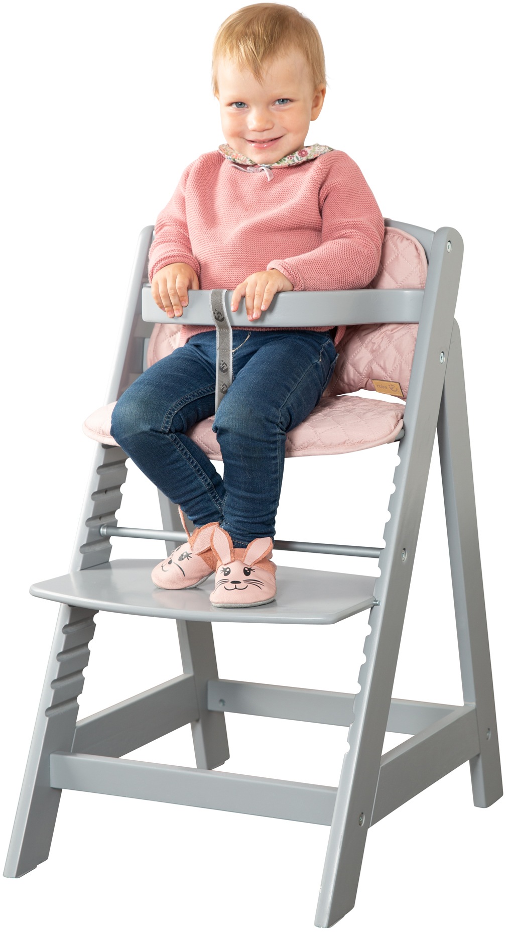 roba® Hochstuhl »Treppenhochstuhl Sit up III, taupe« () aus Holz