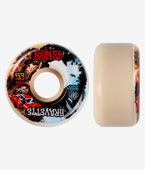 Bones STF Gravette Heaven & Hell V2 Rollen (white) 53mm 99A 4er Pack