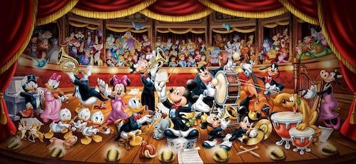 Clementoni - Disney Orchestra - Legpuzzel - Kleurrijk - 13200 Stukjes