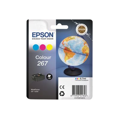 Epson T267 Globe - cyan, magenta, jaune - cartouche d'encre originale