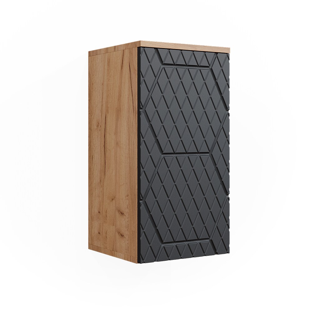Vicco Hängeschrank Irma Eiche Anthrazit 30 x 59 cm 2 Fächer Badezimmer
