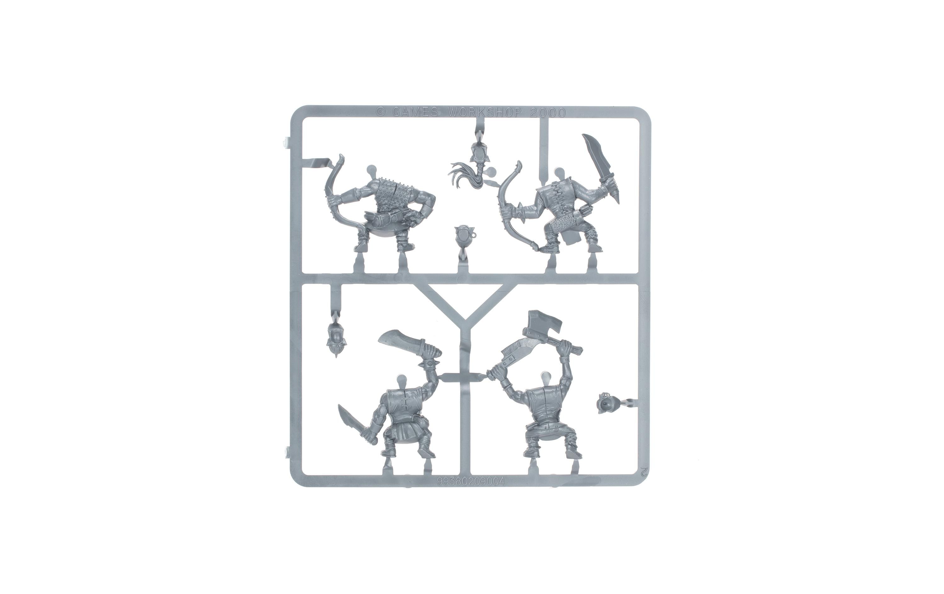 Warhammer The Old World Orc Boyz and Orc Arrer Boyz MobsWarhammer The Old World Miniaturen: Ork-Mob aus Kriegern & Spicka-Schütz'n