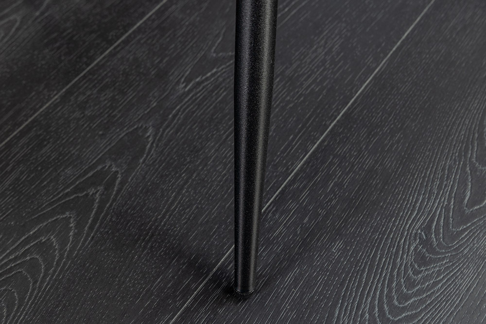 Design Stuhl ROADSTAR antik braun schwarze Metallbeine