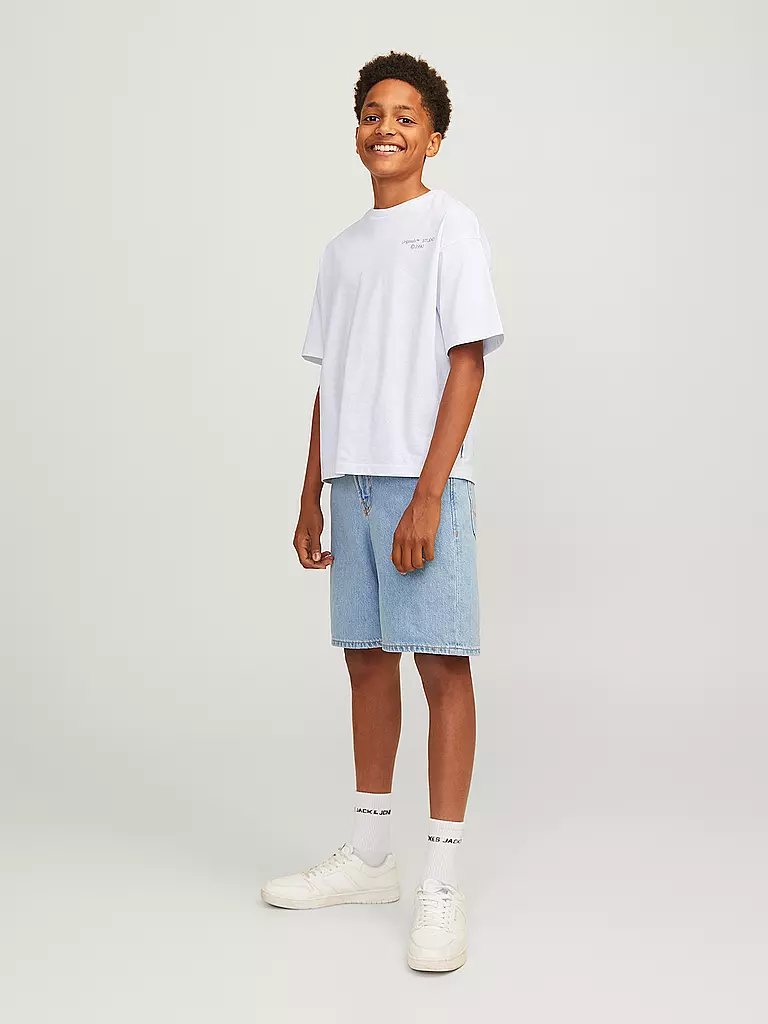 JACK & JONES Jungen T-Shirt  JORNOHO  weiss
