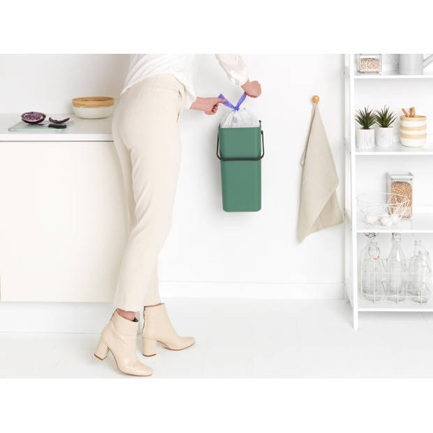 Brabantia Sort & Go afvalemmer 16 liter - Fir Green