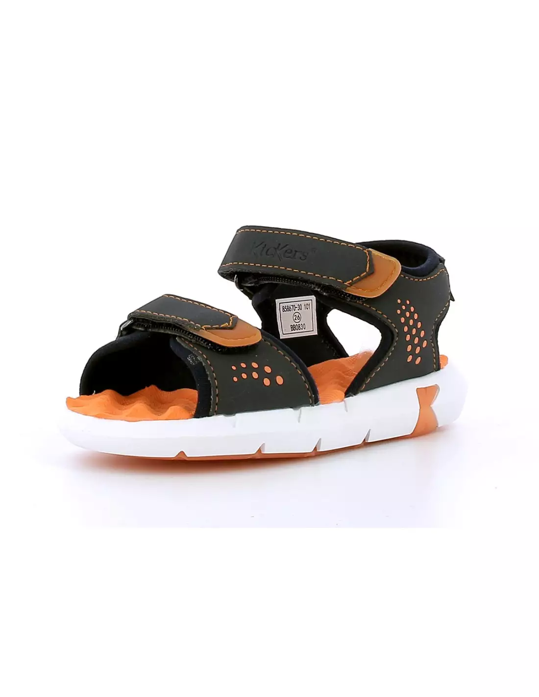 KICKERS JUMANGAP - Sandales & nu-pieds Marineorange