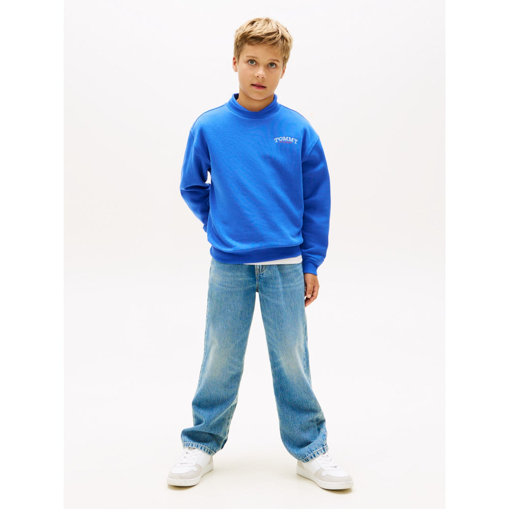 Køb Tommy Hilfiger Empire Blue Monotype Graphic Sweatshirt