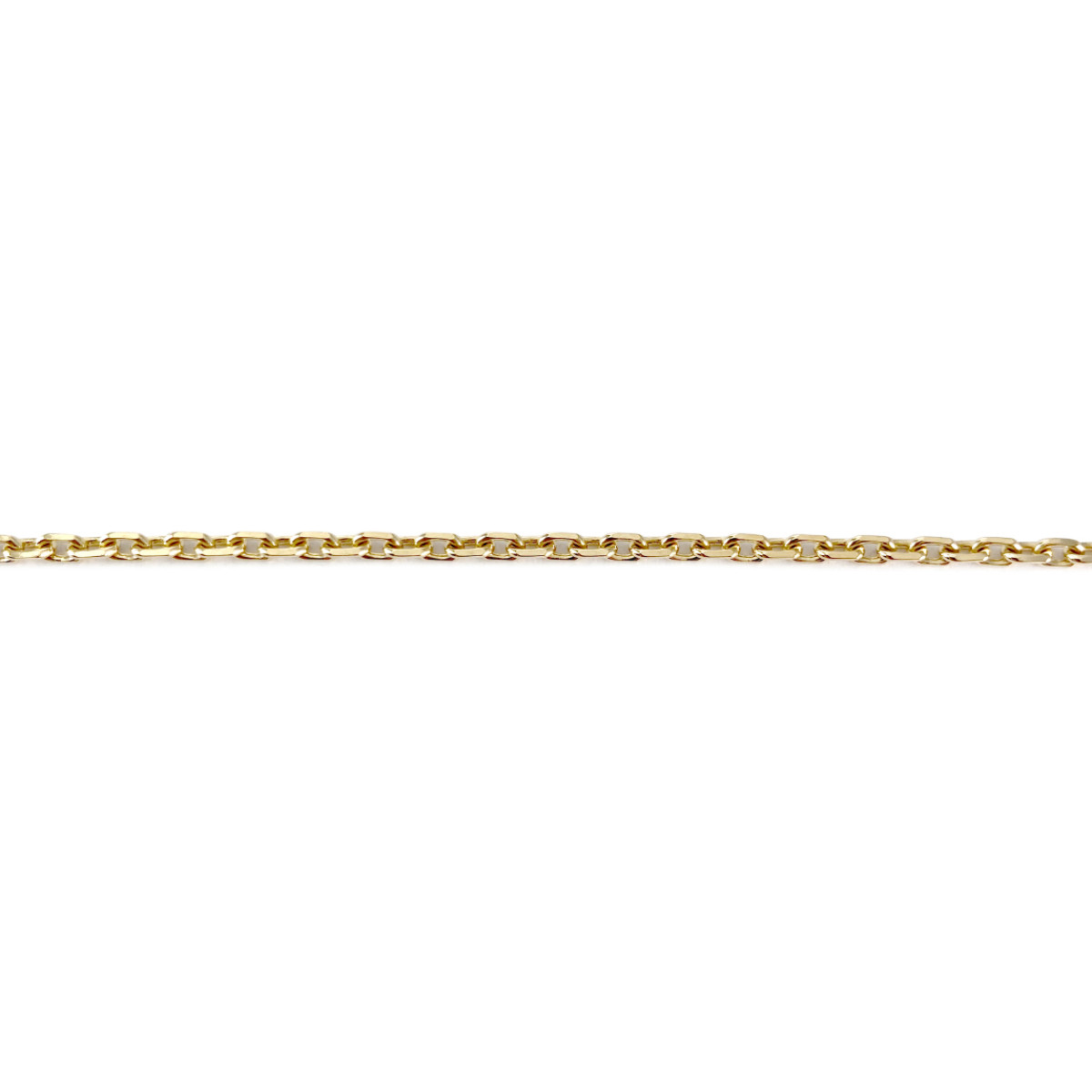 Chaine d'occasion or 750 jaune maille forçat 51 cm