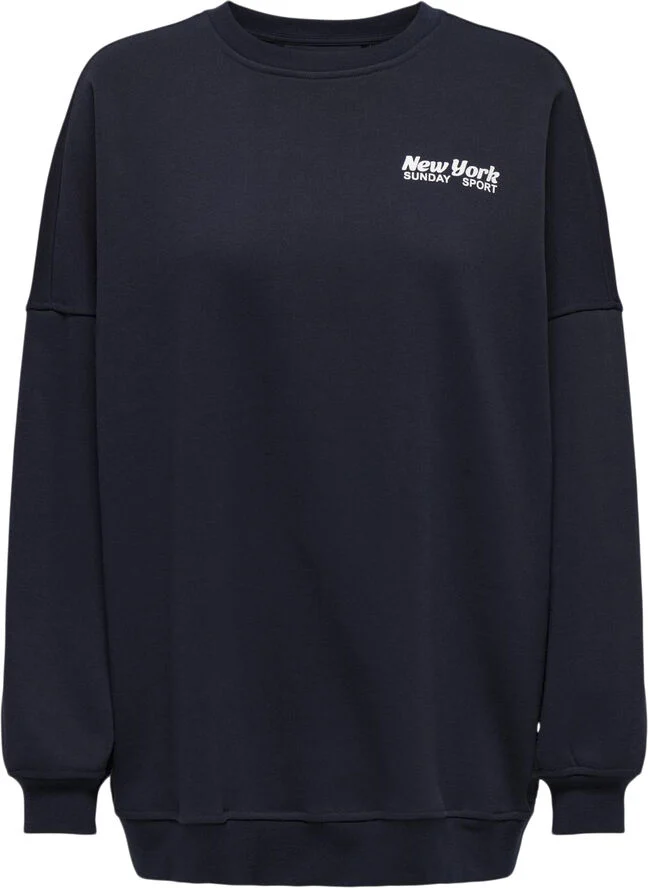 ONLY ONLDAZE L/S OVERSIZE PRINT O-NECK B Night sky/new york