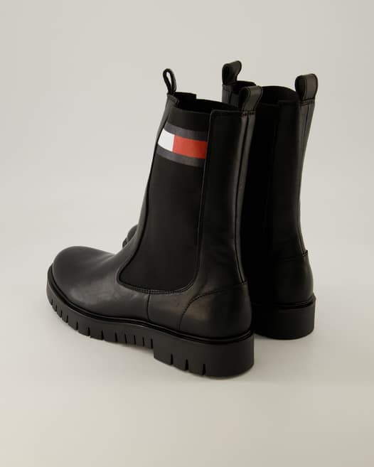 Tommy Hilfiger Jeans TJW Long Chelsea Boot Chelsea Boots in Schwarz
