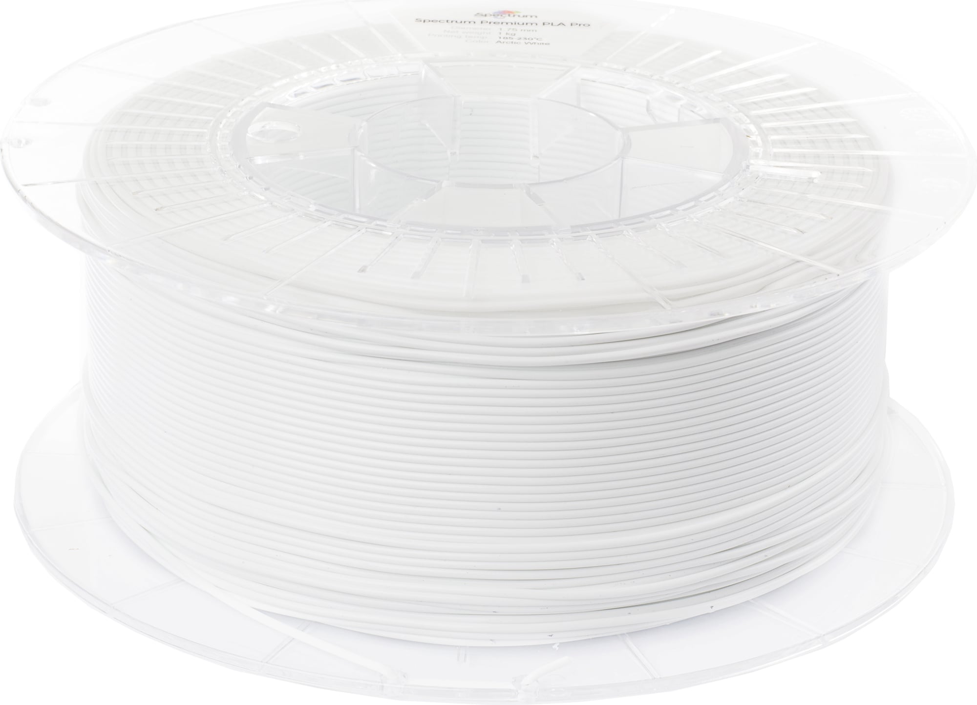 Spectrum  PLA Pro Arctic White, 1,75 mm / 1000 g    Haltbares und schlagfestes PLA Filament in Arctic White