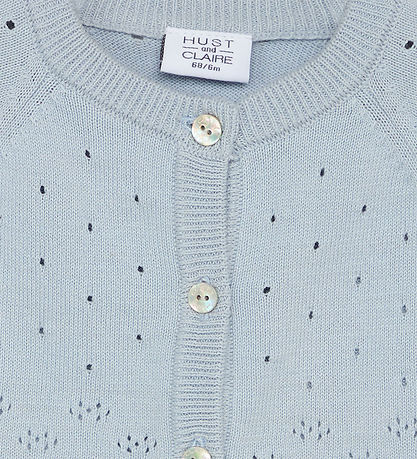 Hust and Claire Cardigan - Strik - HCCillja - Blåe Flax