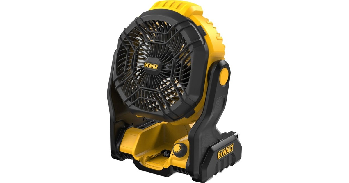 DEWALTDCE512N-XJ ventilator  (Geel/zwart, Accu en oplader niet inbegrepen)