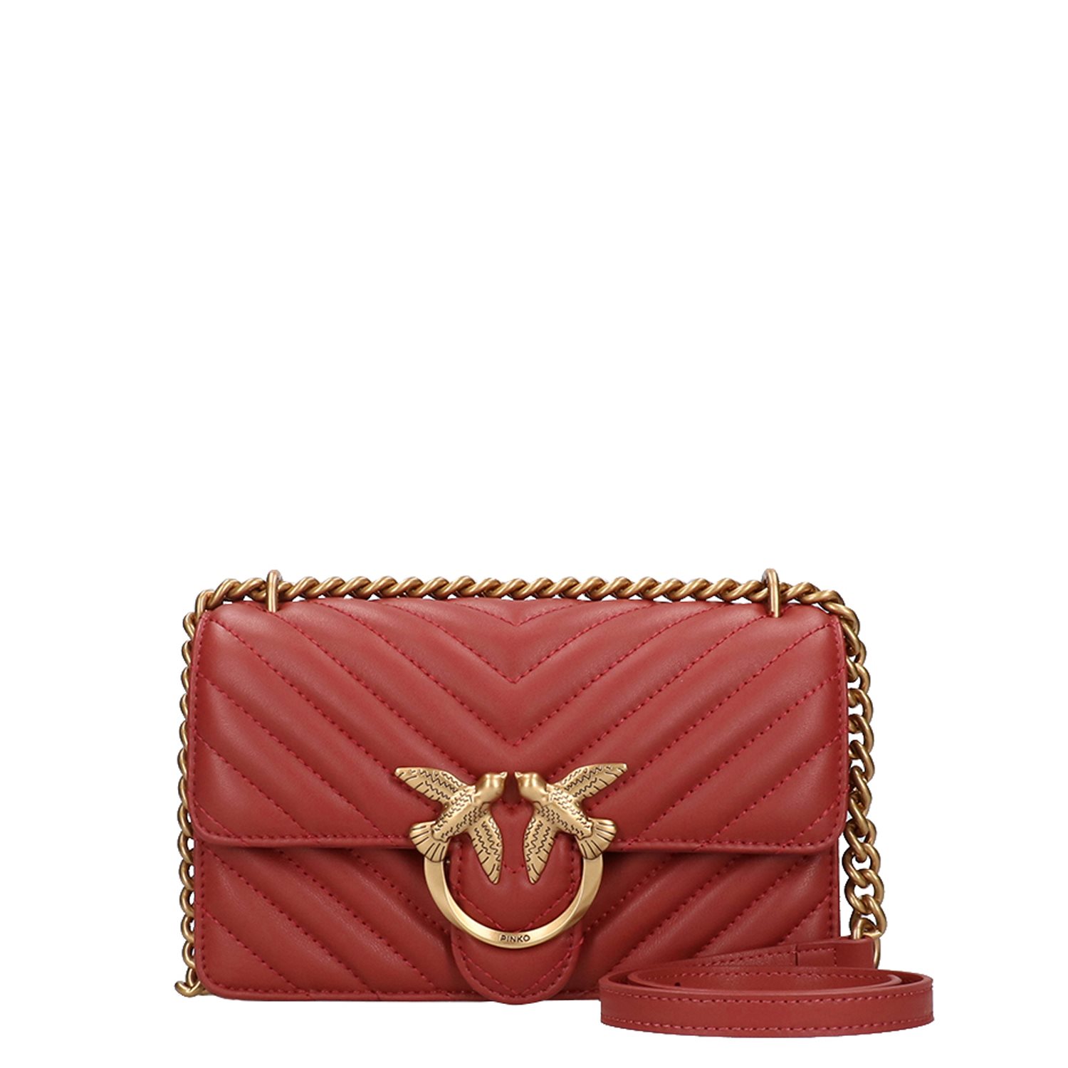 Pinko Love One Mini Dc C red ochre-antiqueÂ gold