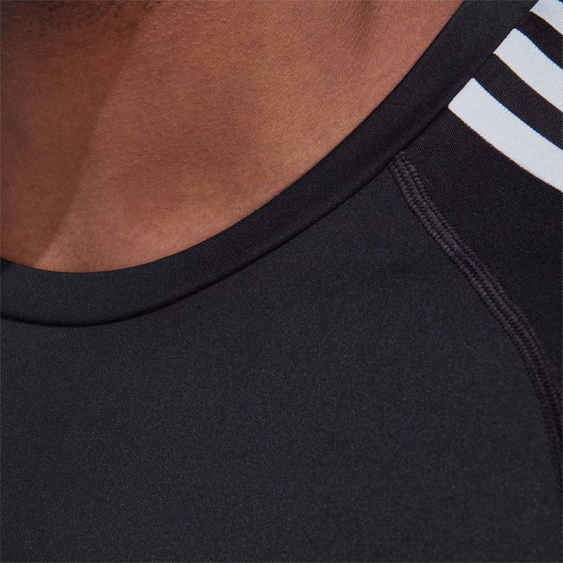 adidas Techfit 3-Stripes Langærmet Baselayer T-shirt Herre