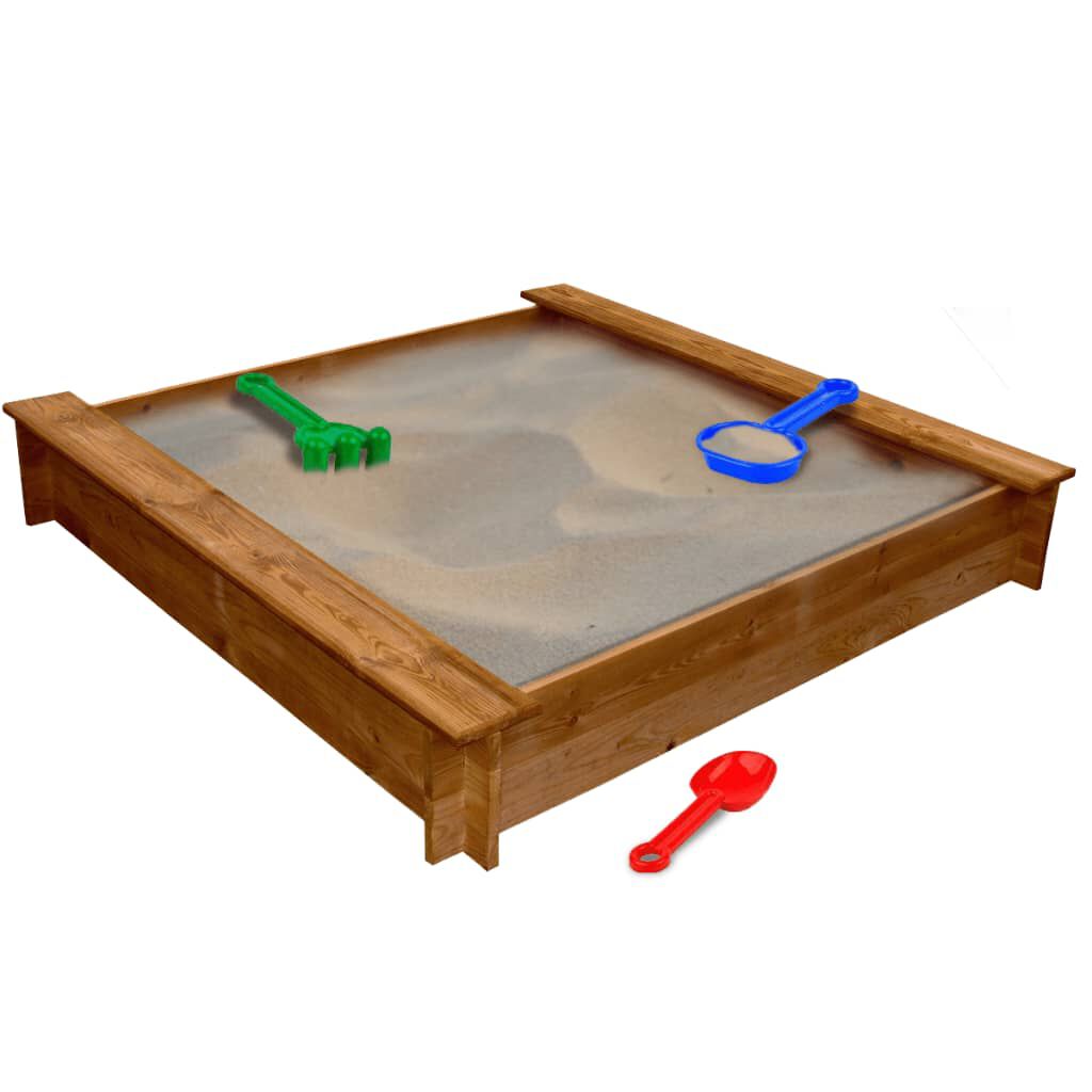 vidaXL Houten Zandbak, Vierkant