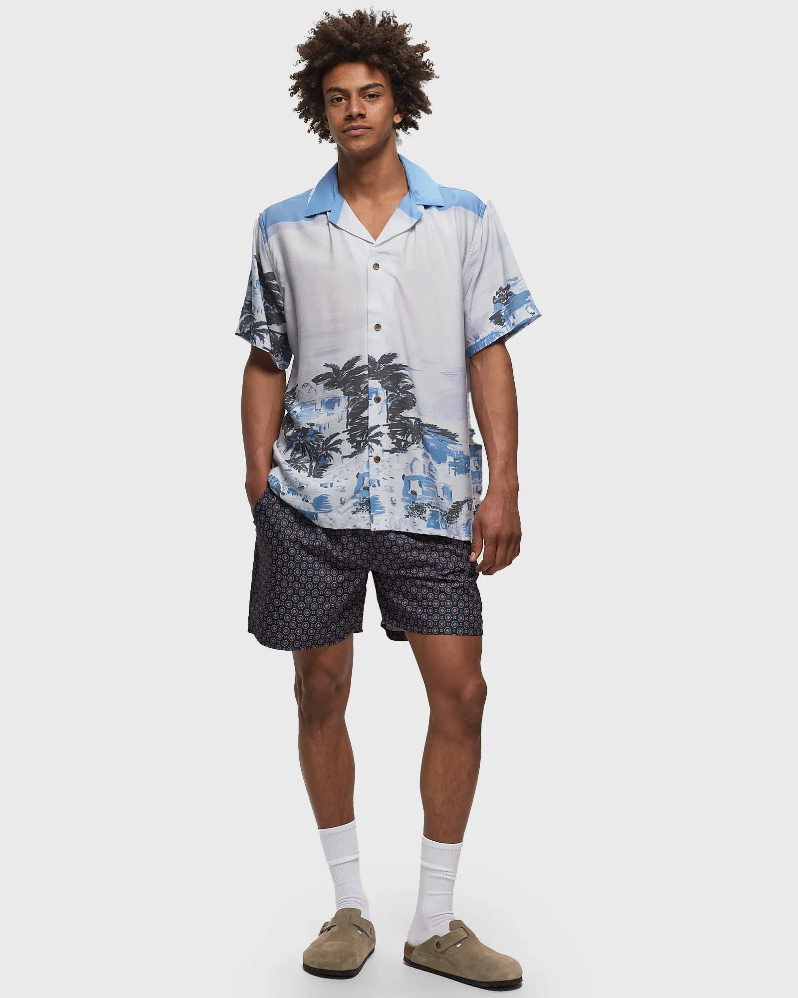 Les Deux Coastal AOP SS Shirt