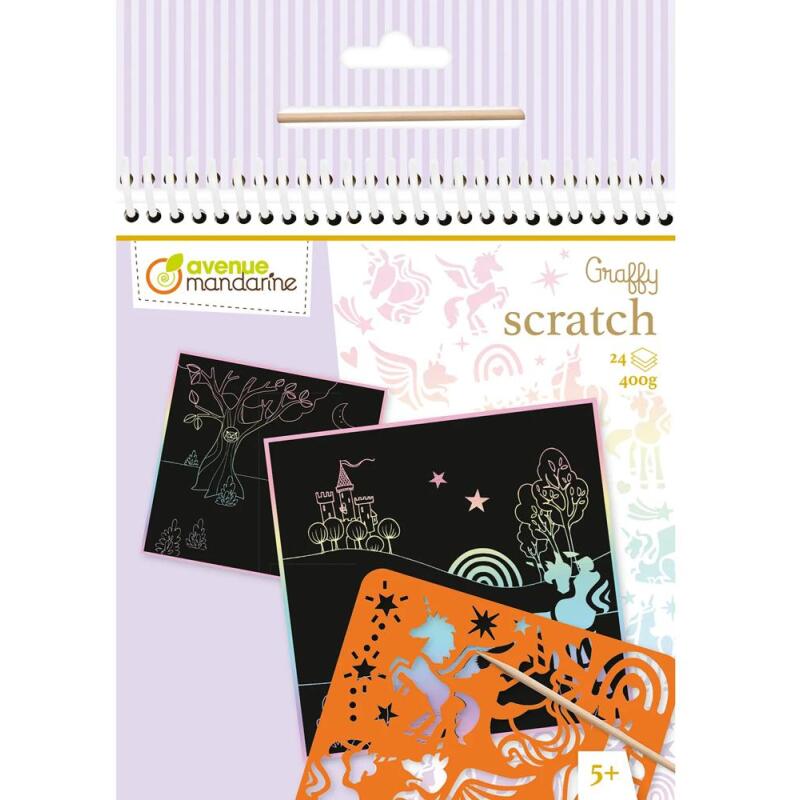 Graffy Scratch, Licornes - Violet
