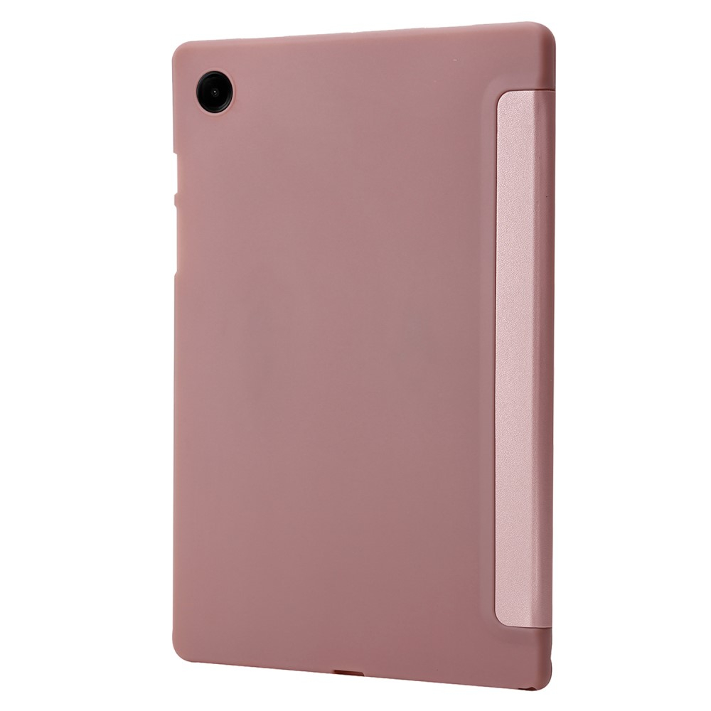 Samsung Galaxy Tab A9  Plus Leder Tasche Origami Flip Case - Roségold